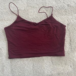 Garage burgundy tank top - size small